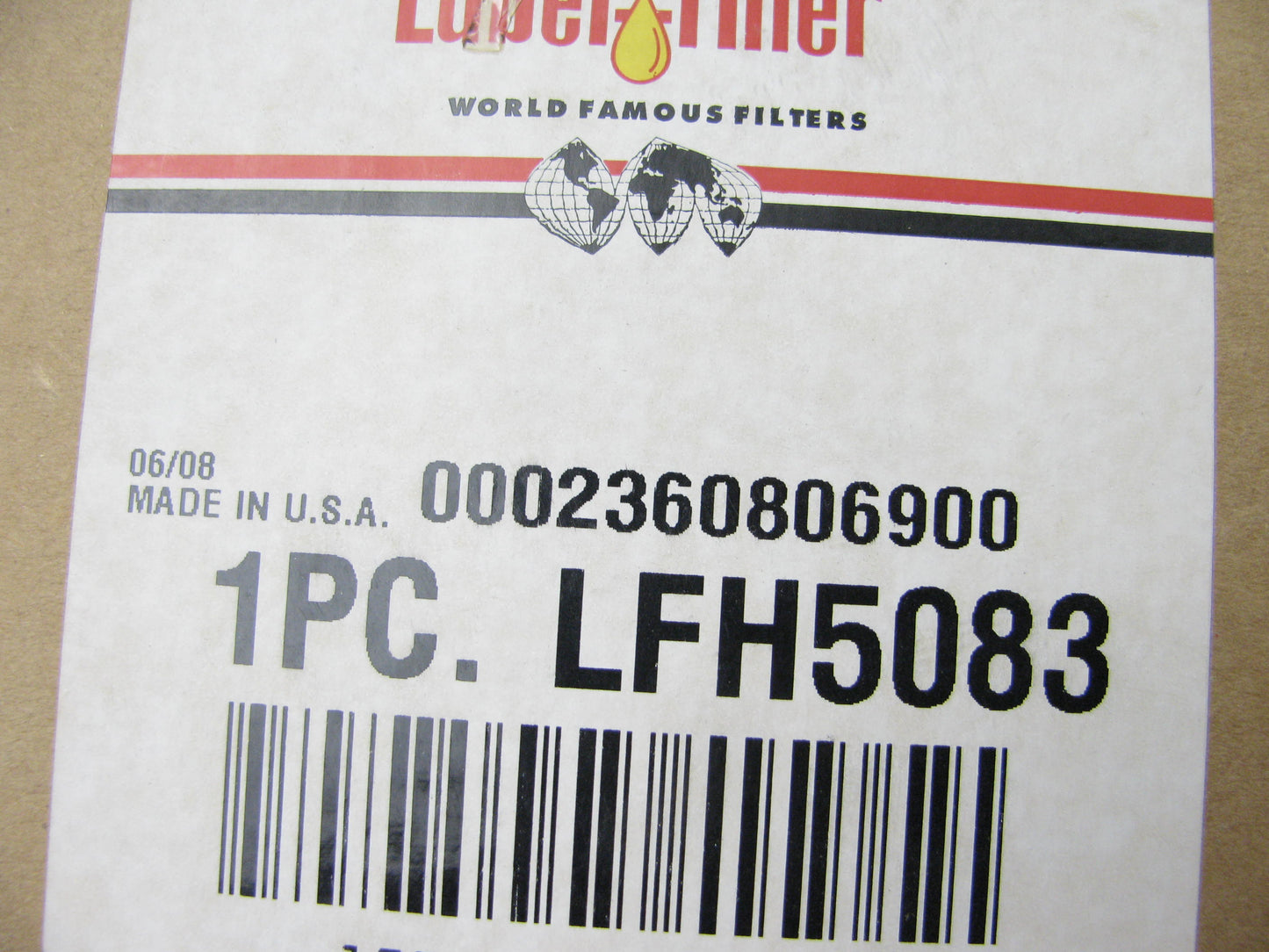 Luberfiner LFH5083 Hydraulic Oil Filter For CAT Wheel Tractor Scrapers