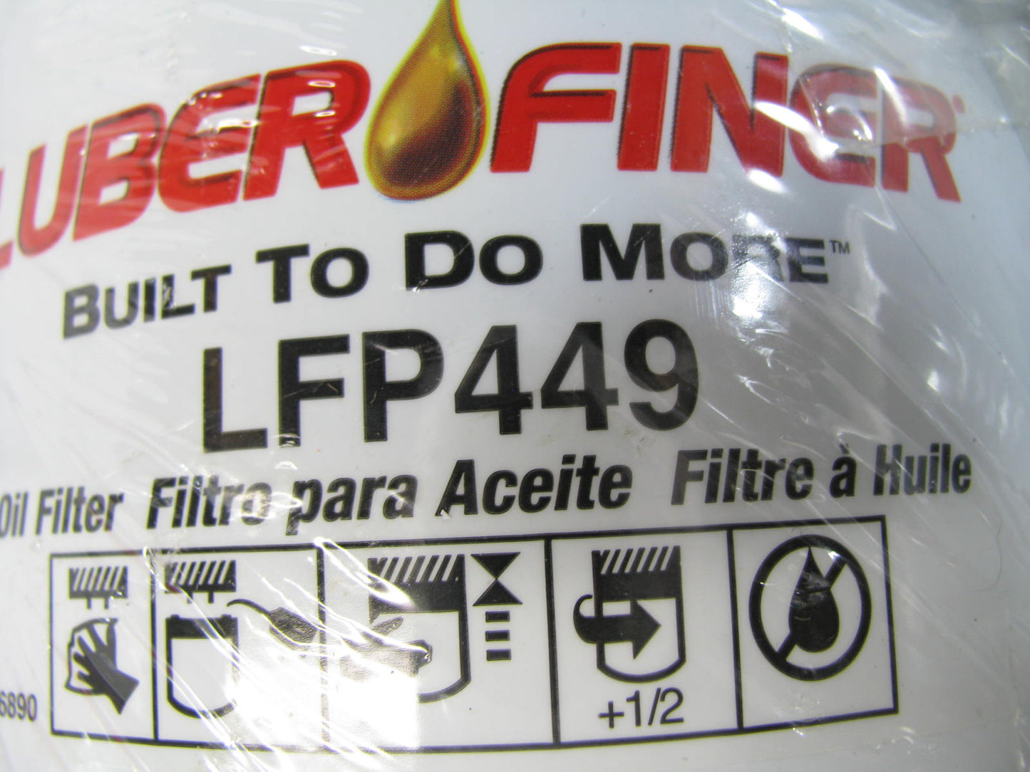 (2) Luberfiner LFP449 Hydraulic Oil Filter Replaces PH3567 51759 HF903 HF6710