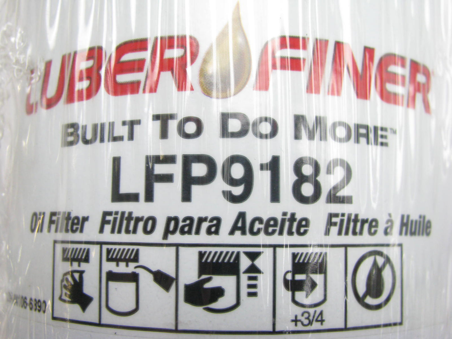 (2) Luberfiner LFP9182 Engine Oil Filters Replaces B7375 84382 57382 20119182C