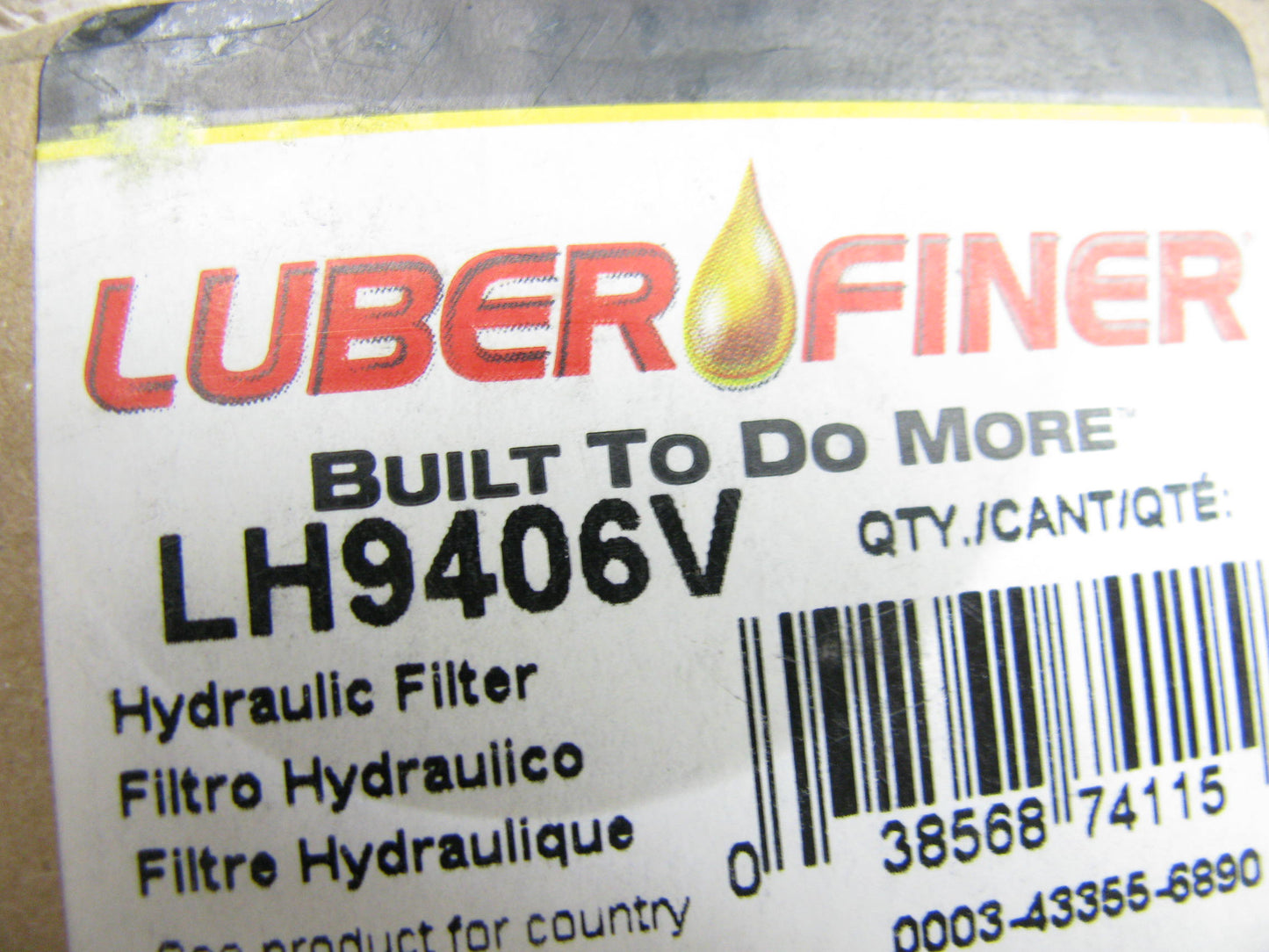 Luberfiner LH9406V Hydraulic Oil Filter For Various Pall Hydraulics - 57860