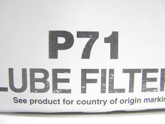 (12) Luberfiner P71 Oil Filter Replaces CH45PL 51511 L60060 LF535 LF3304 P550213