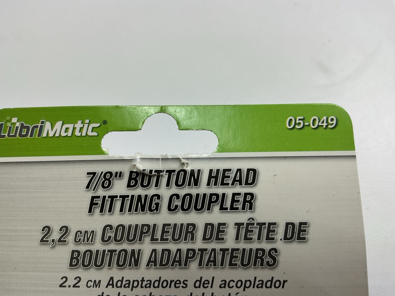 LubriMatic 05-049 7/8'' Button Head Grease Gun Coupler