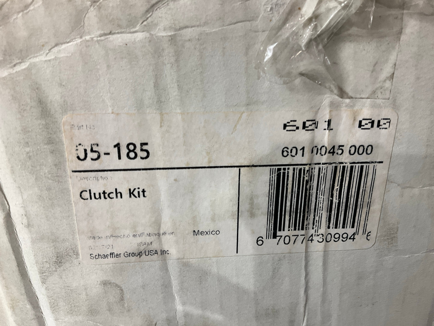 Missing Pressure Plate, Luk 05-185 Dual Mass To Solid Flywheel Conversion Clutch