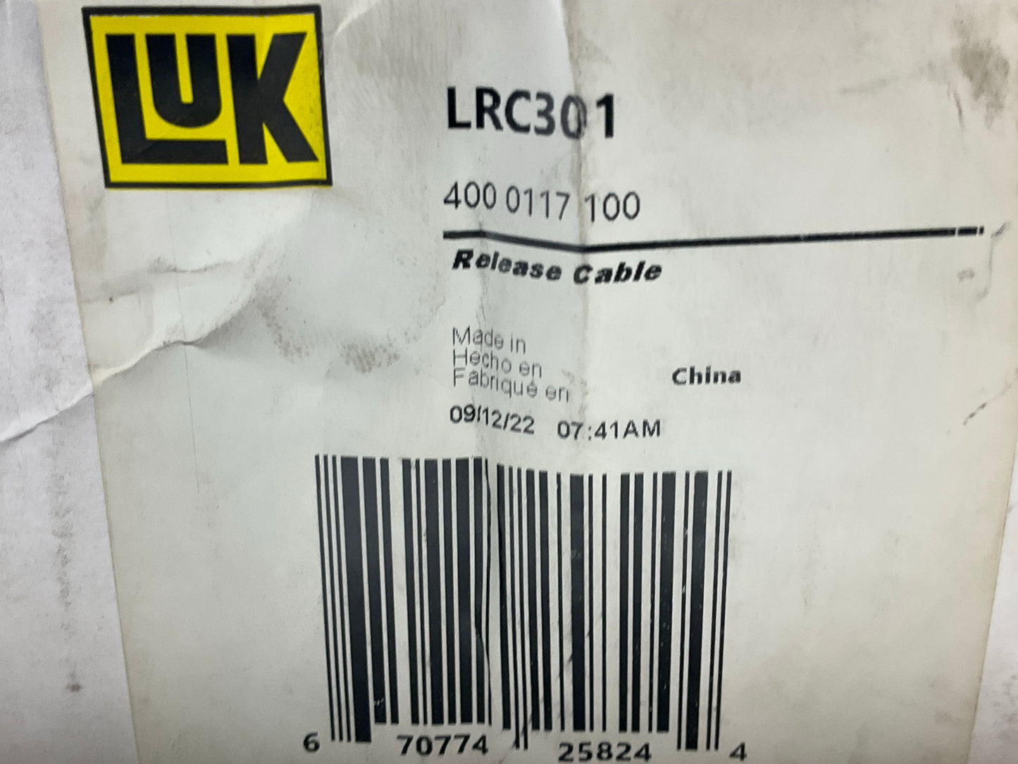 LUK LRC301 Clutch Release Cable & Quadrant For 1996-2004 Ford Mustang