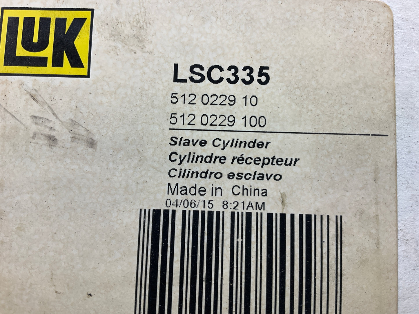LUK LSC335 Clutch Slave Cylinder For 1997-2005 Hyundai Accent