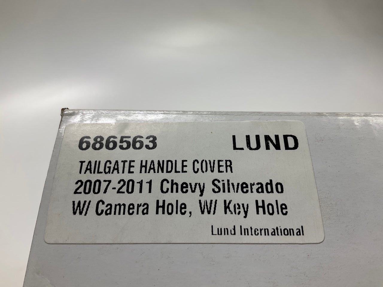 Lund 686563 Chrome Tailgate Handle Cover - 2007-2012 Silverado 1500, 2500, 3500