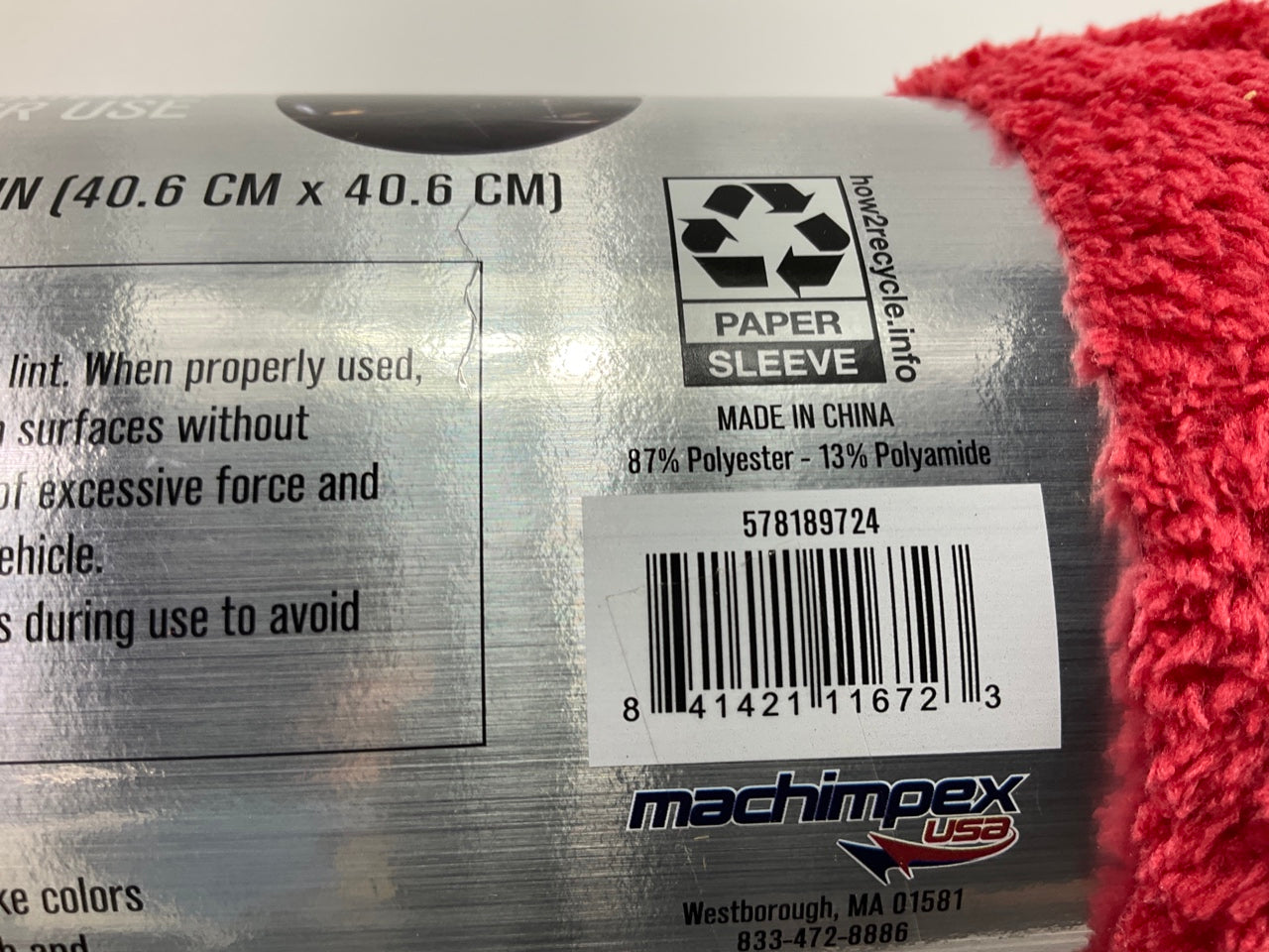 (30) Total - Machimpex 578189724 Microfiber Cleaning Cloth Towel 16''x16'' Large