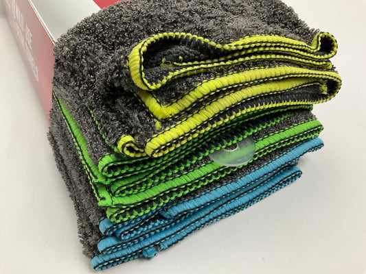 50 TOTAL Machimpex MPX-10110 Platinum Series MICROFIBER XL DETAIL TOWELS 14x16''