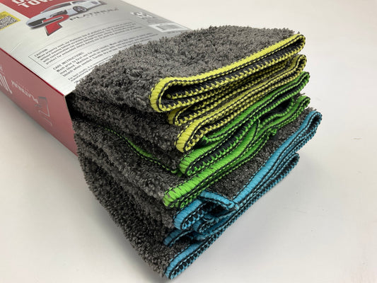 Machimpex MPX-10110 Platinum Series 10-PACK MICROFIBER XL DETAIL TOWELS 14 X 16''
