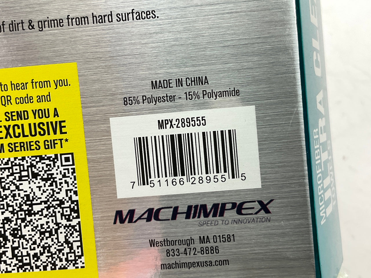 Machimpex MPX-289555 Platnium Series Microfiber Ultra Clean - 5 Pack