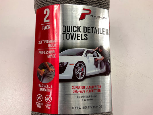 Machimpex R492221 Quick Pro Detailer Towels 2/pk, 15'' X 23'', Durable & Washable