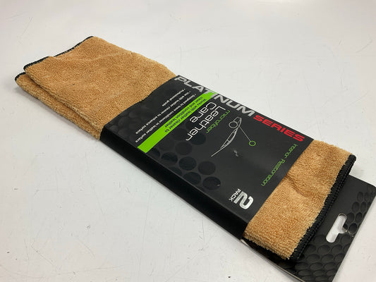 (10) Machimpex R209720 14''x14'' Pro Microfiber Leather Interior Care Towels