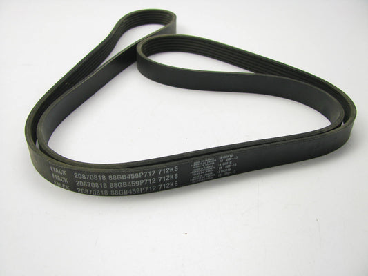 Mack OEM 20870818 Serpentine Belt - 0.807'' X 72.03'' - 6 Ribs