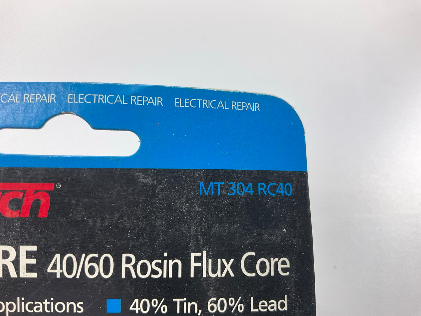 Mag Torch MT304RC40 Rosin Core 40/60 Rosin Flux Wire Core Solder, 4 Oz