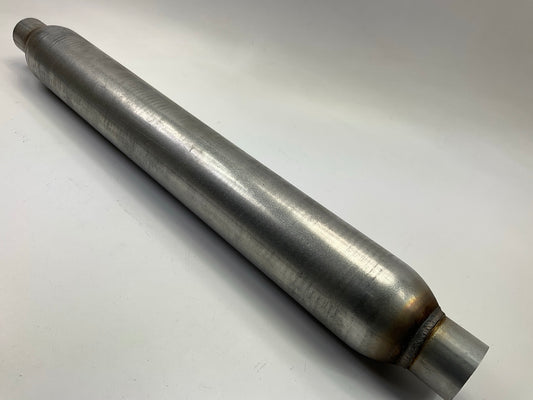 MagnaFlow 18144 Large Stainless Steel Glasspack Muffler, 2'' Inlet, 2'' Out, 30'' L