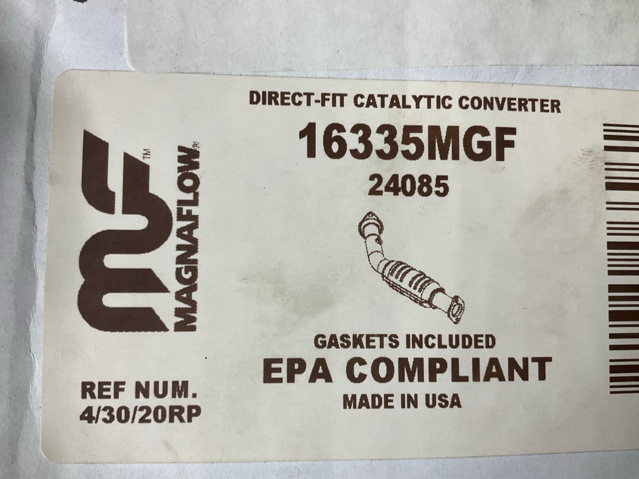 MISSING GASKETS Magnaflow 24085 Direct Fit EPA Catalytic Converter 03-06 Mazda 6