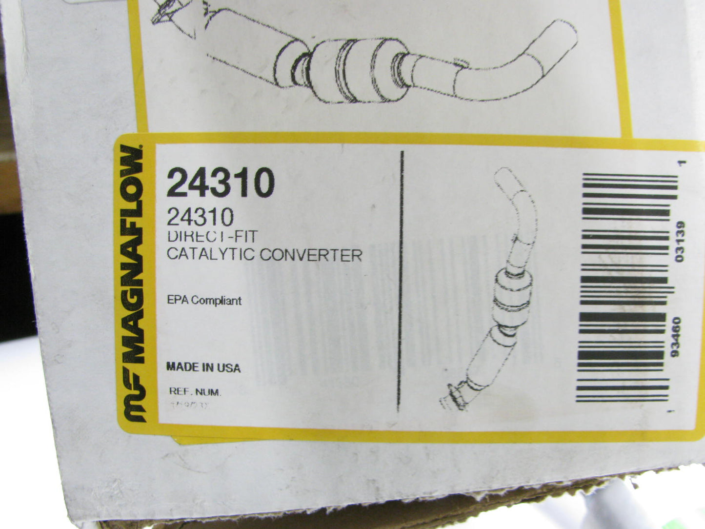 Magnaflow 24310 Direct-Fit Left Catalytic Converter - 2005-2007 Ford E-150 4.6L