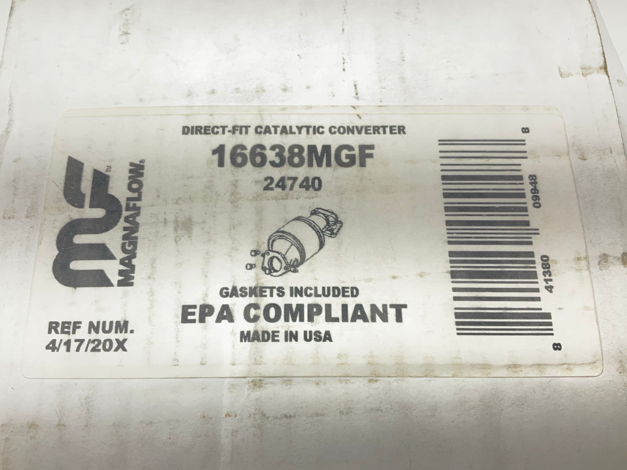 Magnaflow 24740 FRONT EPA Compliant Catalytic Converter, Direct Fit, Type 2