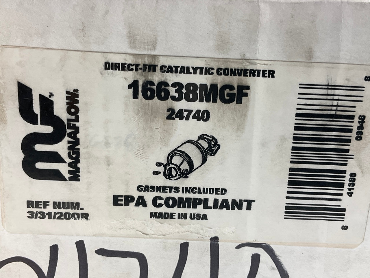 Magnaflow 24740 FRONT Direct Fit EPA Compliant Catalytic Converter