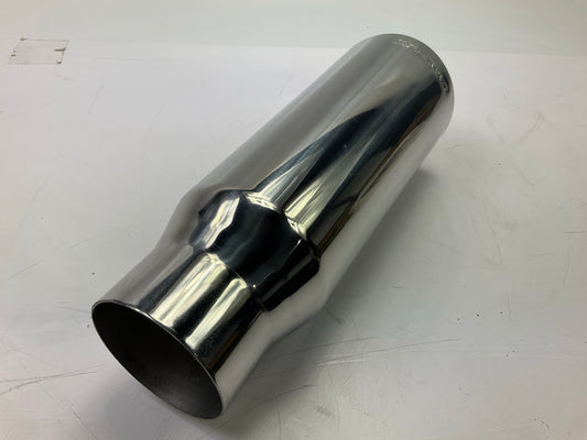 Magnaflow 35116 Stainless Steel Exhaust Tip, 12'' Long, 4'' Rolled Edge, 3'' ID