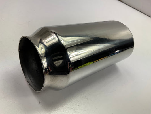 MagnaFlow 35131 Stainless 3 Inch Round Polished Exhaust Tip, 2.25'' ID, 7'' Long