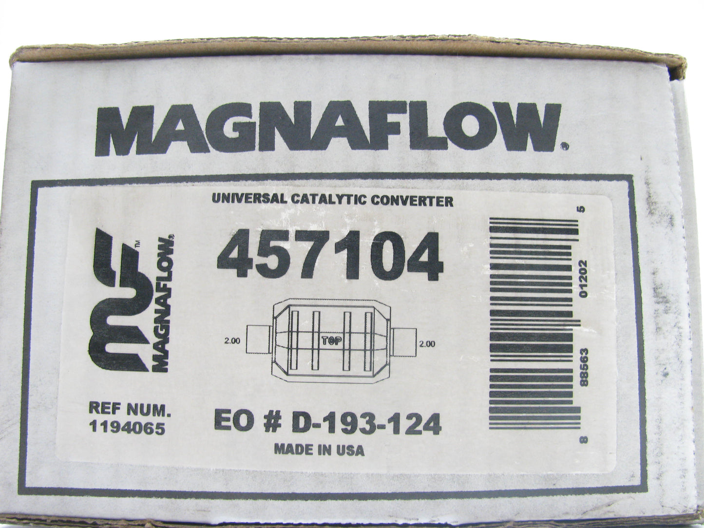 Magnaflow 457104 Universal Catalytic Converter - 2'' California CARB Compliant