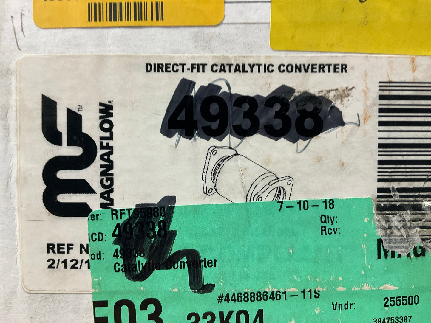 Magnaflow 49338 Front Catalytic Converter - 2004-2005 Chevrolet Aveo 1.6L DOHC
