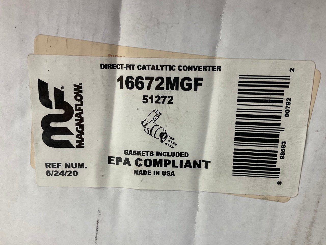 Magnaflow 51272 Direct Fit RIGHT Catalytic Converter & Exhaust Manifold 2.7L V6