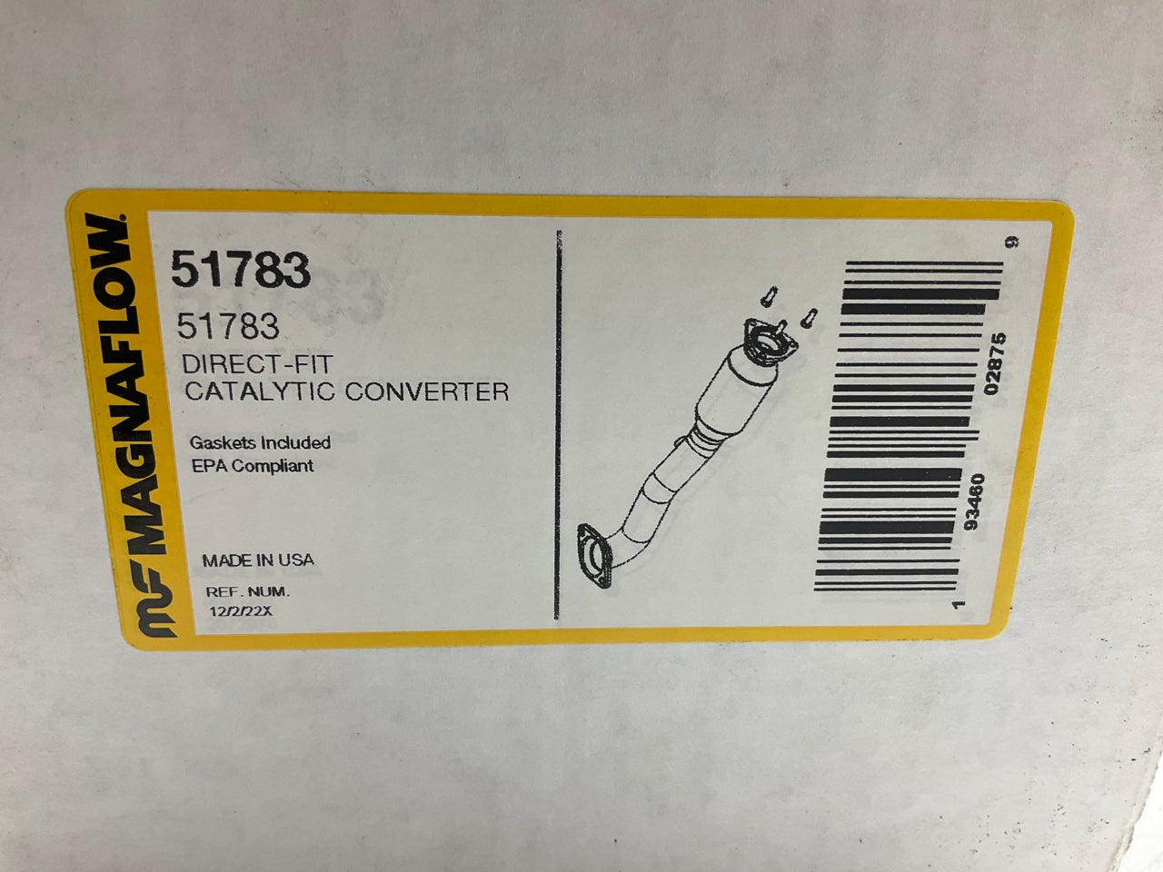 Magnaflow 51783 Direct-Fit REAR Catalytic Converter - 2010-2011 Honda CR-V 2.4L