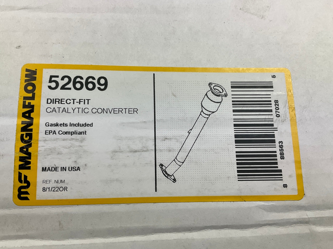 Magnaflow 52669 Rear Left Direct Fit EPA Compliant Catalytic Converter