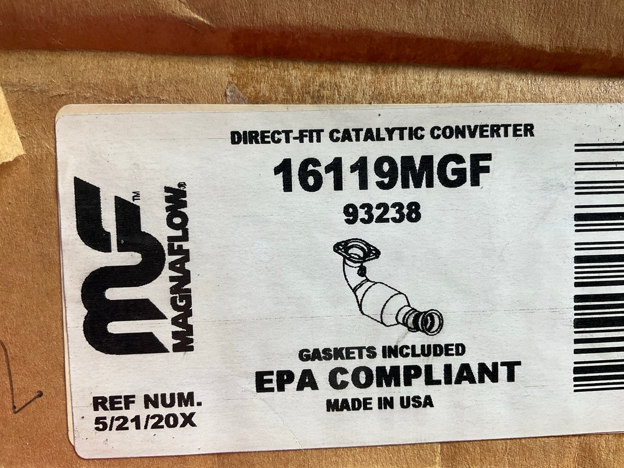 Magnaflow 93238 Front Right Direct Fit EPA Compliant Catalytic Converter