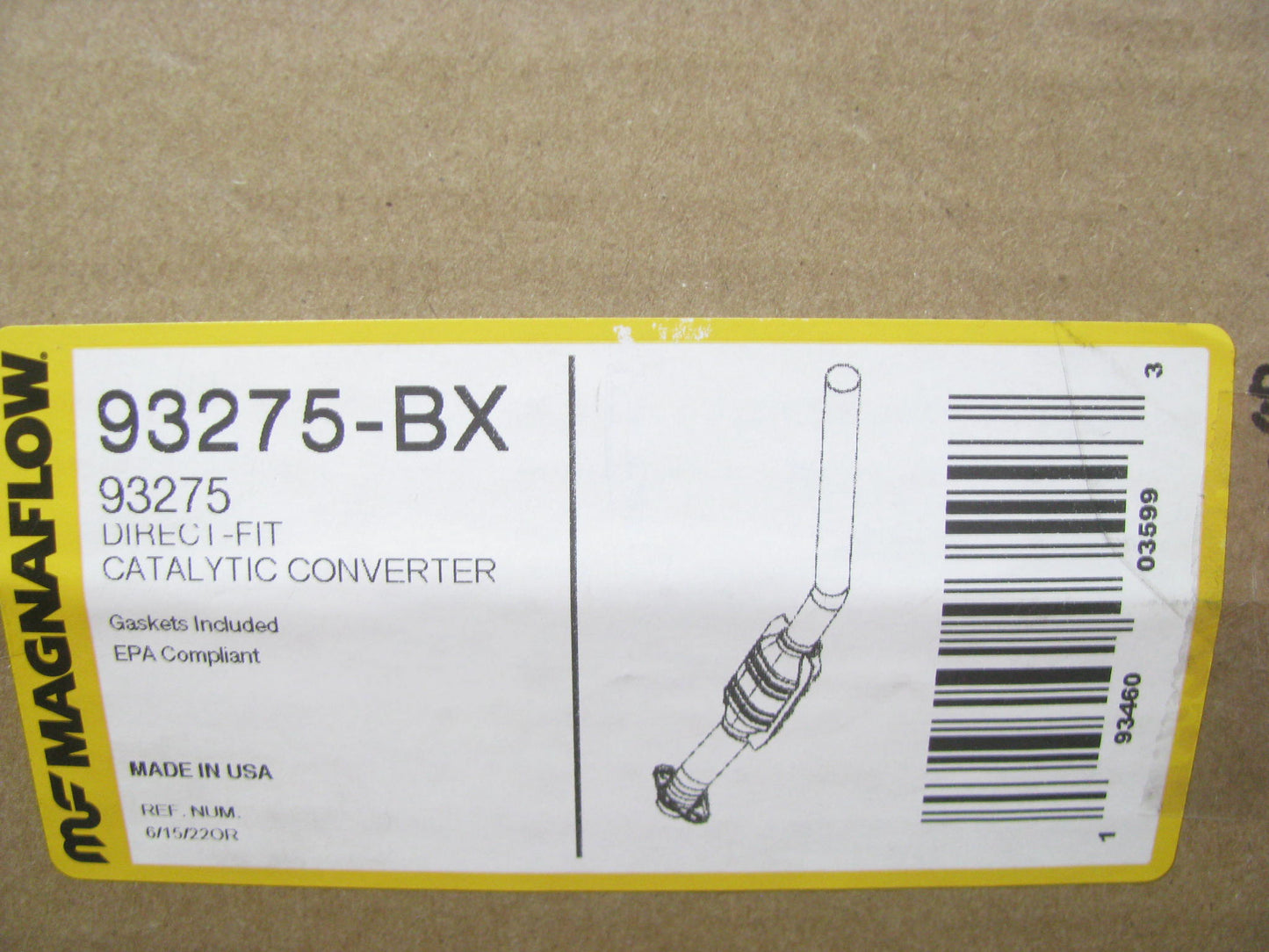 Magnaflow 93275 Direct-Fit Catalytic Converter For 92-95 Town & Country, Caravan