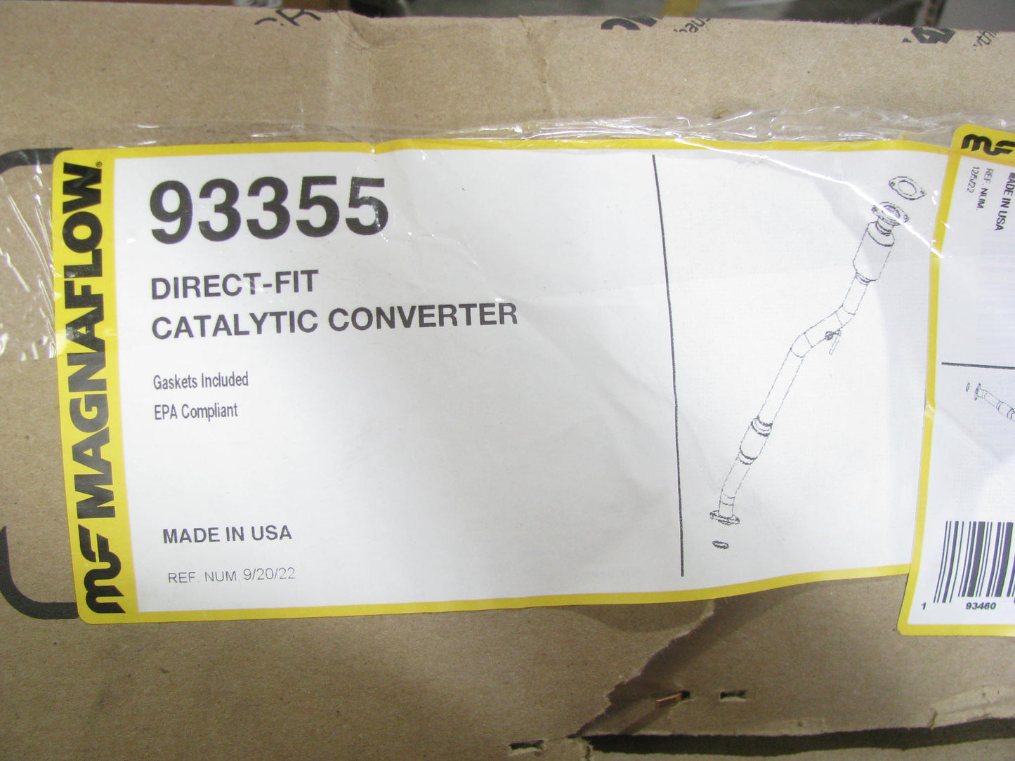 Magnaflow 93355 Direct-Fit Catalytic Converter For 2003-2006 Nissan Sentra 1.8L