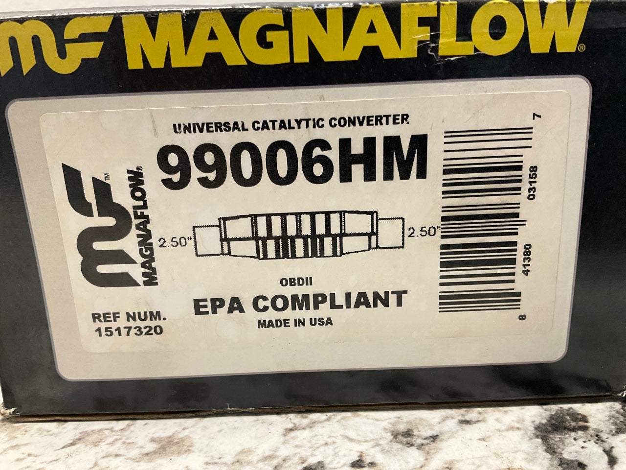 Magnaflow 99006HM Universal EPA Compliant Catalytic Converter 2.50'' Inlet/Outlet