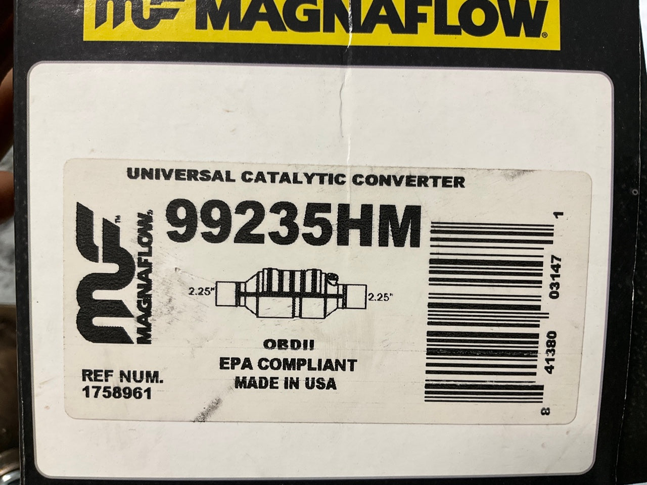 Magnaflow 99235HM Universal EPA Compliant Catalytic Converter 2.25'' Inlet/Outlet
