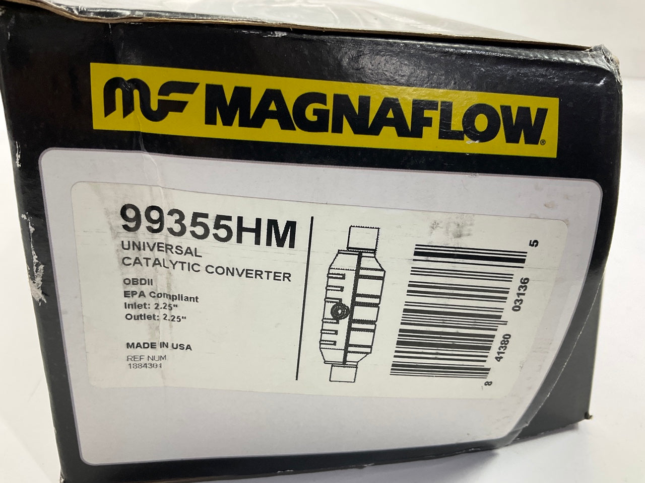Magnaflow 99355HM Universal EPA Compliant Catalytic Converter 2.25'' Inlet/Outlet