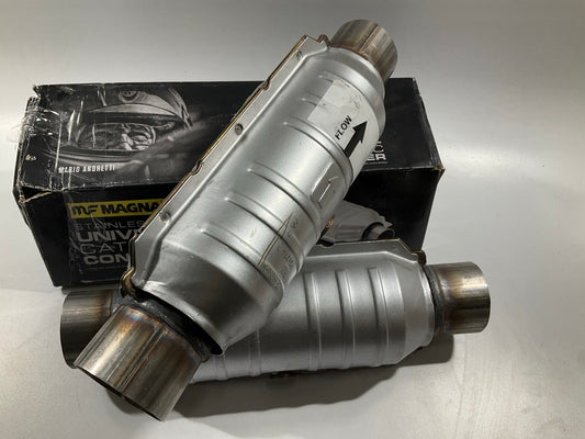 (2) Magnaflow 99356HM Dual Custom Exhaust 2-1/2'' Catalytic Converters UNIVERSAL