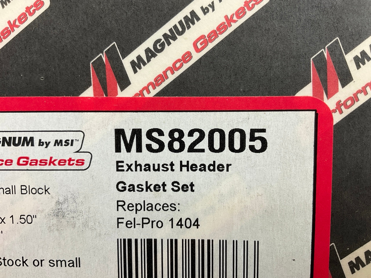 Magnum MS82005 Exhaust Header Gaskets - 1955-85 SBC 1.50'' X 1.50'', 0.060'' Thick