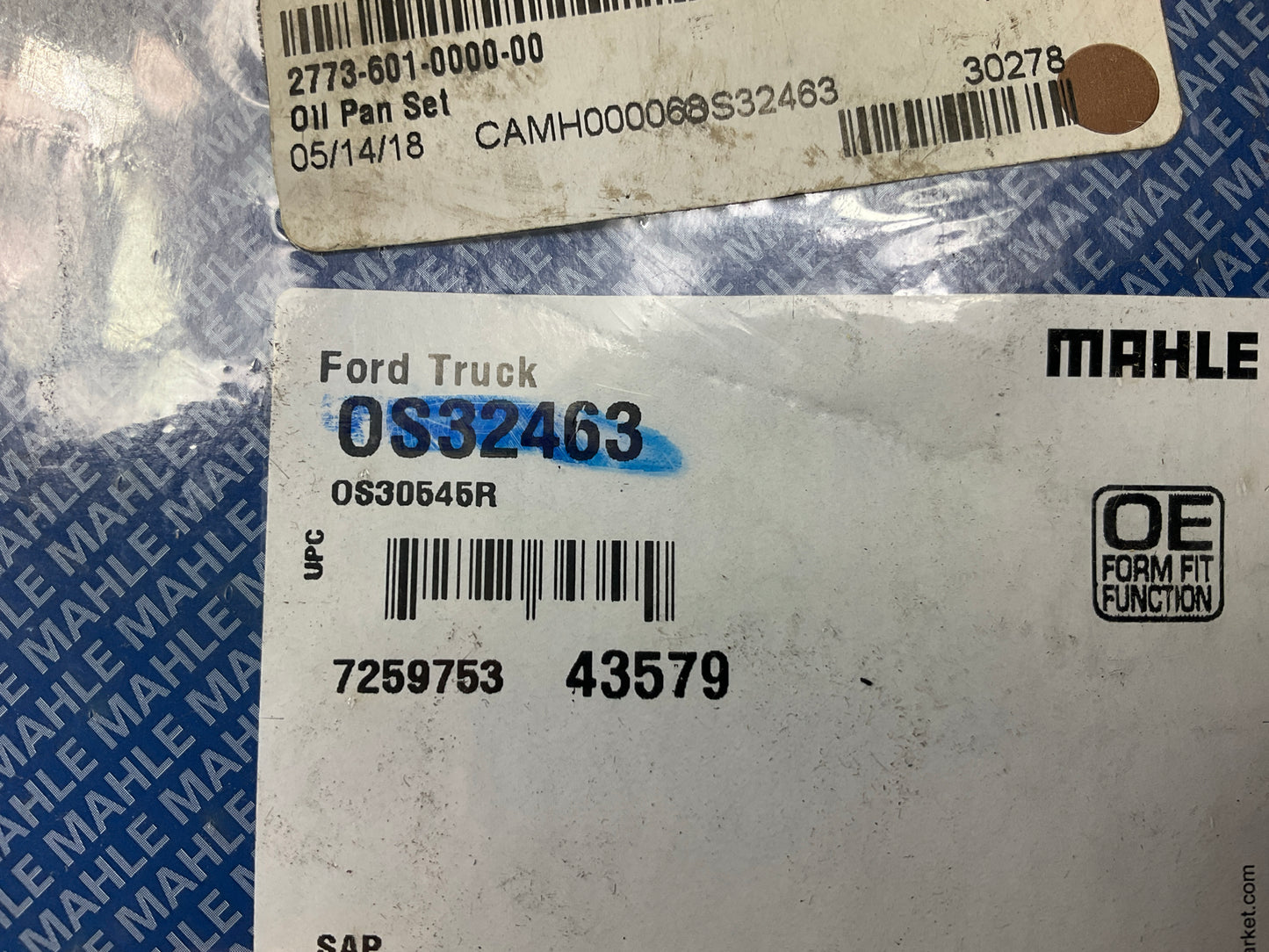 Mahle OS32463 Engine Oil Pan Gasket Set For 1985-1992 Ford 2.3L-L4