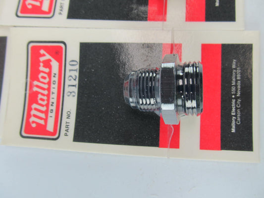 (10) Mallory 31210 Adapter Fittings -12AN Port (1-1/16''-12 Thread) To -10AN Hose