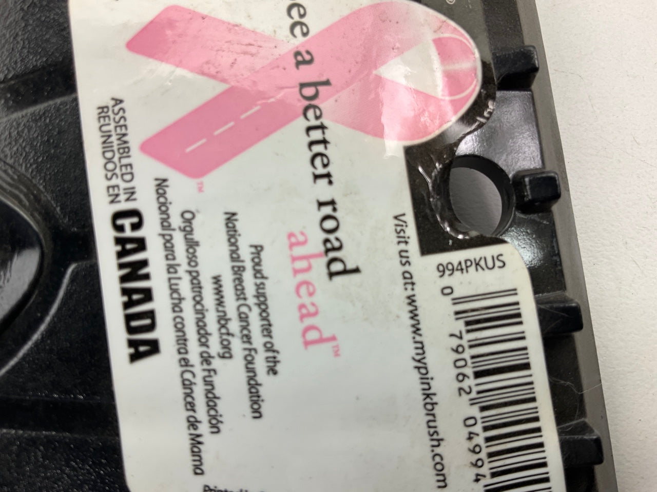 (2) Hopkins 994PKUS Mallory Pink Snow Tools 10'' Ice Scraper - 2 PACK
