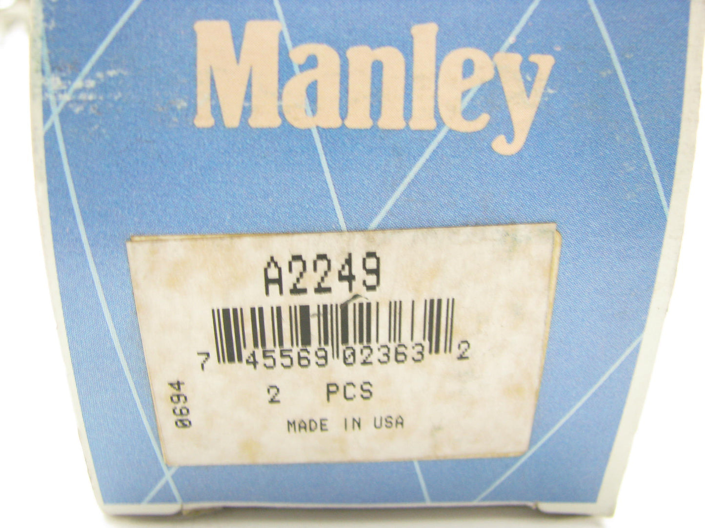 (8) Manley A2249 Performance Stainless Exhaust Valves For BBC Big Block Chevy V8