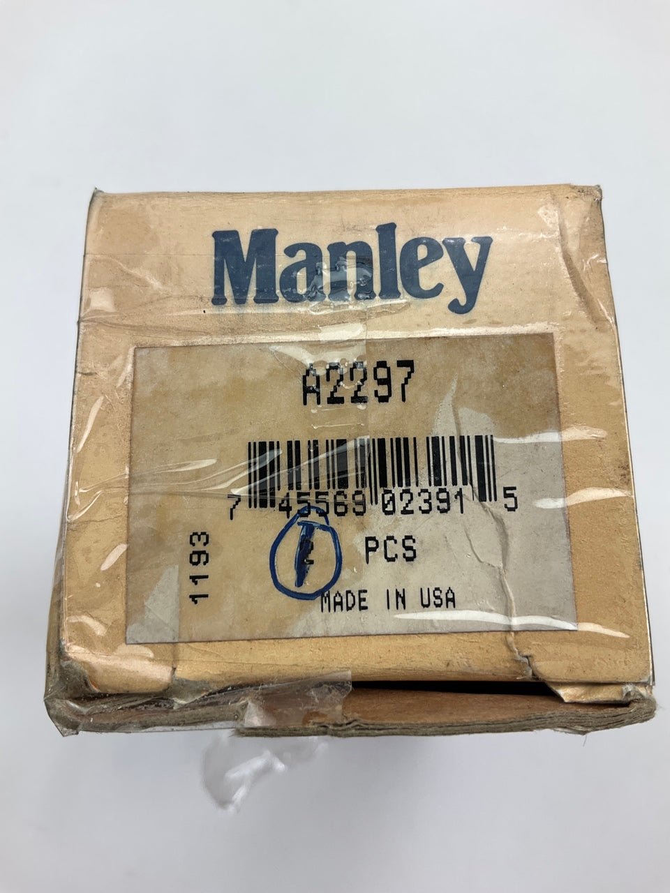Manley A2297 Engine Exhaust Valve For Ford Tractor 158, 192, 201-L3, 233, 256-L4