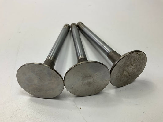 (3) Manley AX1843 Engine Exhaust Valve For 1976-1977 Chevrolet Pontiac 2.3L-L4