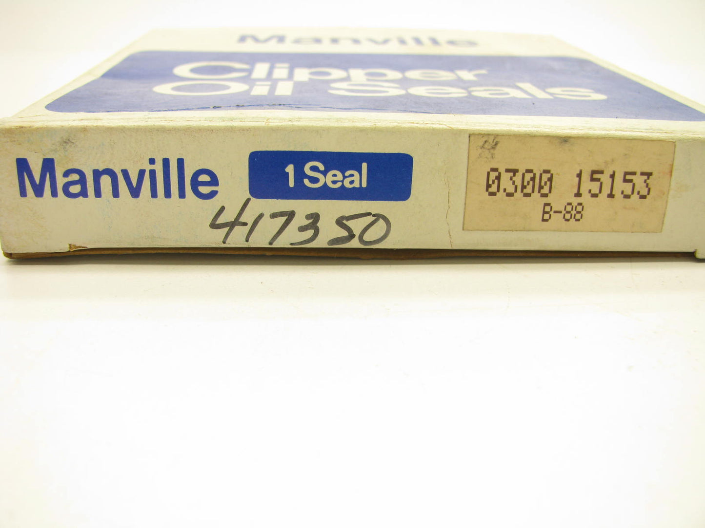 Manville 0300-15153 Oil Seal - 4.125'' OD X 3.000'' ID X 0.437'' Wide