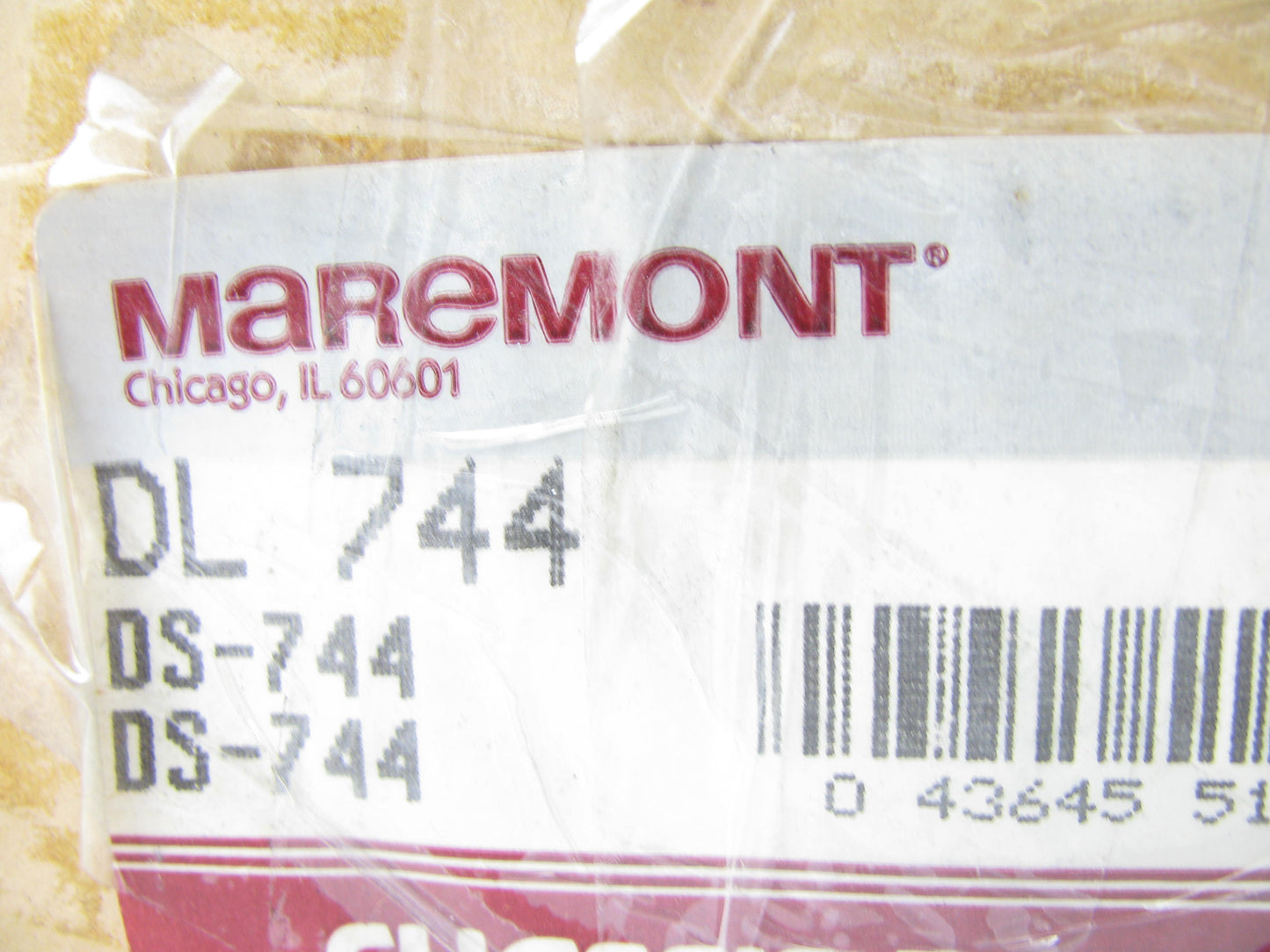 Maremont DL744 Suspension Steering Center Drag Link DS744
