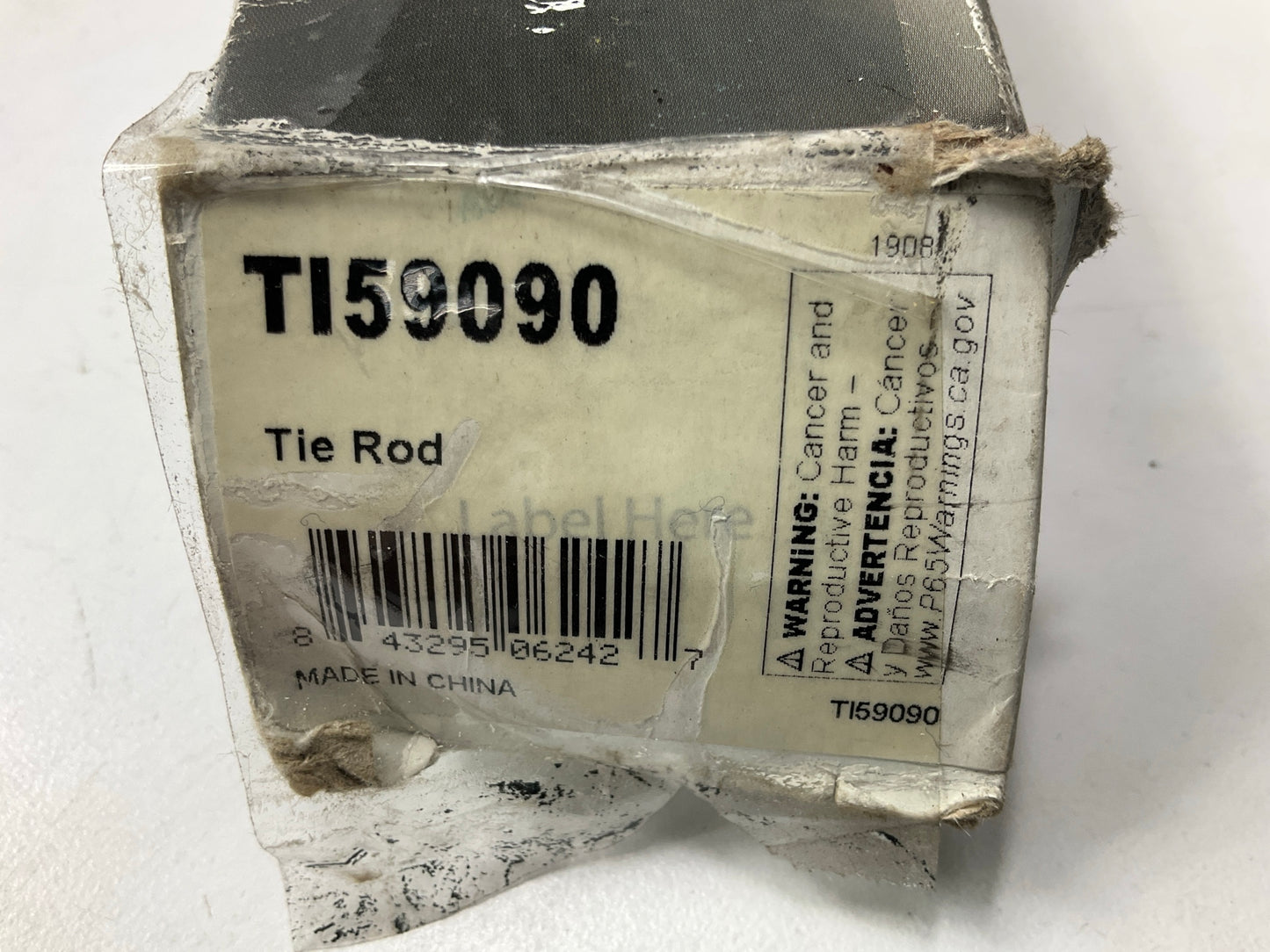 Missing Nut - MAS TI59090 Front Inner Steering Tie Rod End 05-10 Honda Odyssey