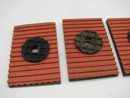 (4) Mason 4C974 Neoprene Vibration Isolation Pad 1200 Lb Max. 6'' Long X 4'' Wide