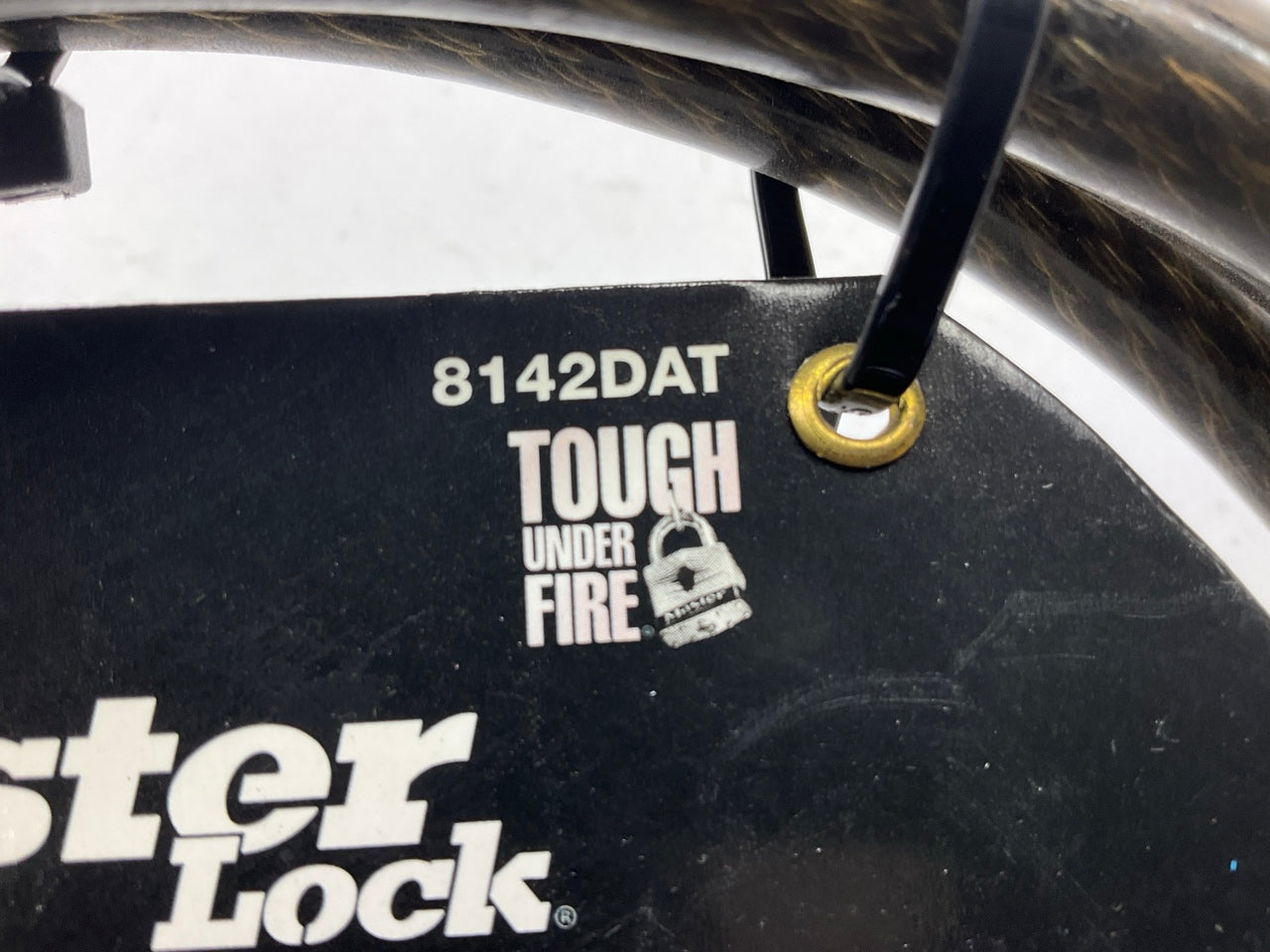 Master Lock 8142DAT 6 Ft Cable Bike Lock W/ 7/16'' Inner Diameter Cable + 2 Keys