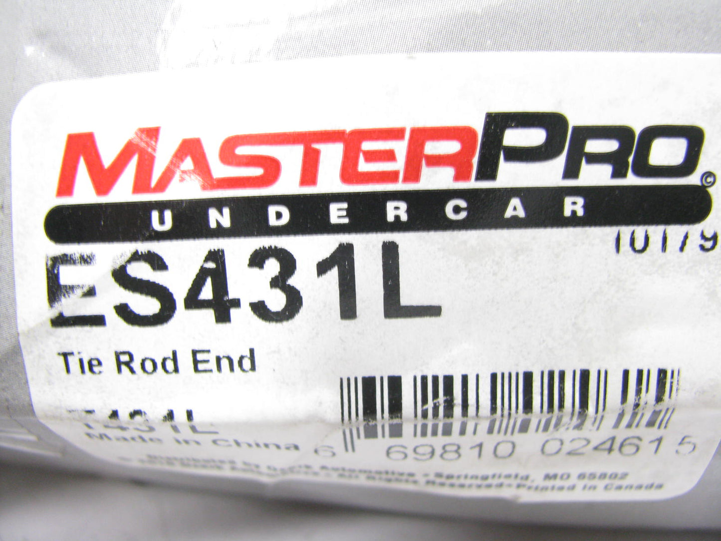 Master Pro ES431L Steering Tie Rod End - Front Left